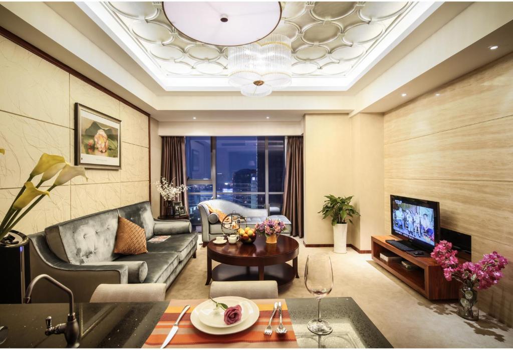 Yousu Hotel & Apartment Tianyi Square Yinyi Global Center Apartment Ningbo Room photo